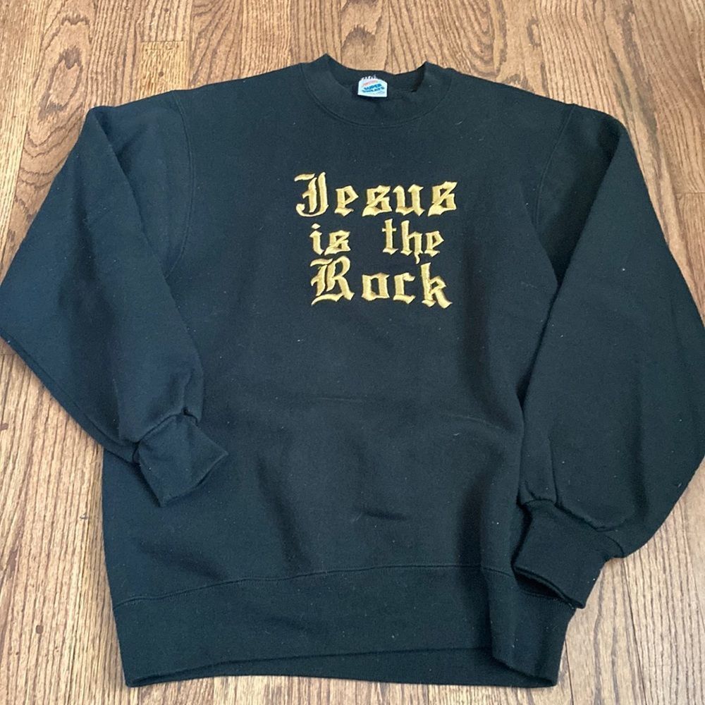 Jesus is the Rock medium Sweatshirt